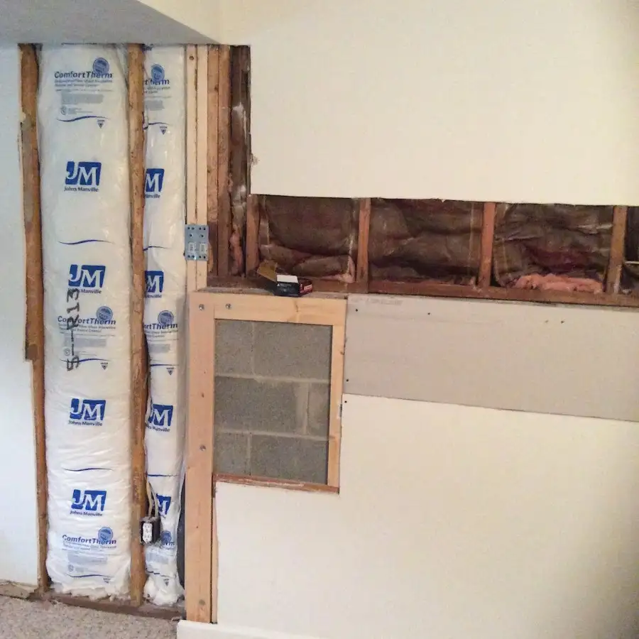 Wall insulation replacement during Contents Cleaning & Restoration in Cynthiana